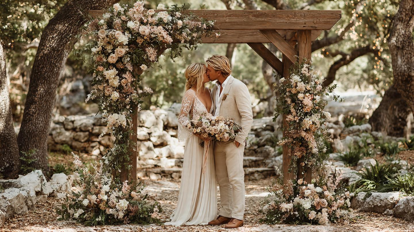 Read more about the article Ślub w plenerze 2025 – jaką suknię wybrać do ogrodu lub stodoły?