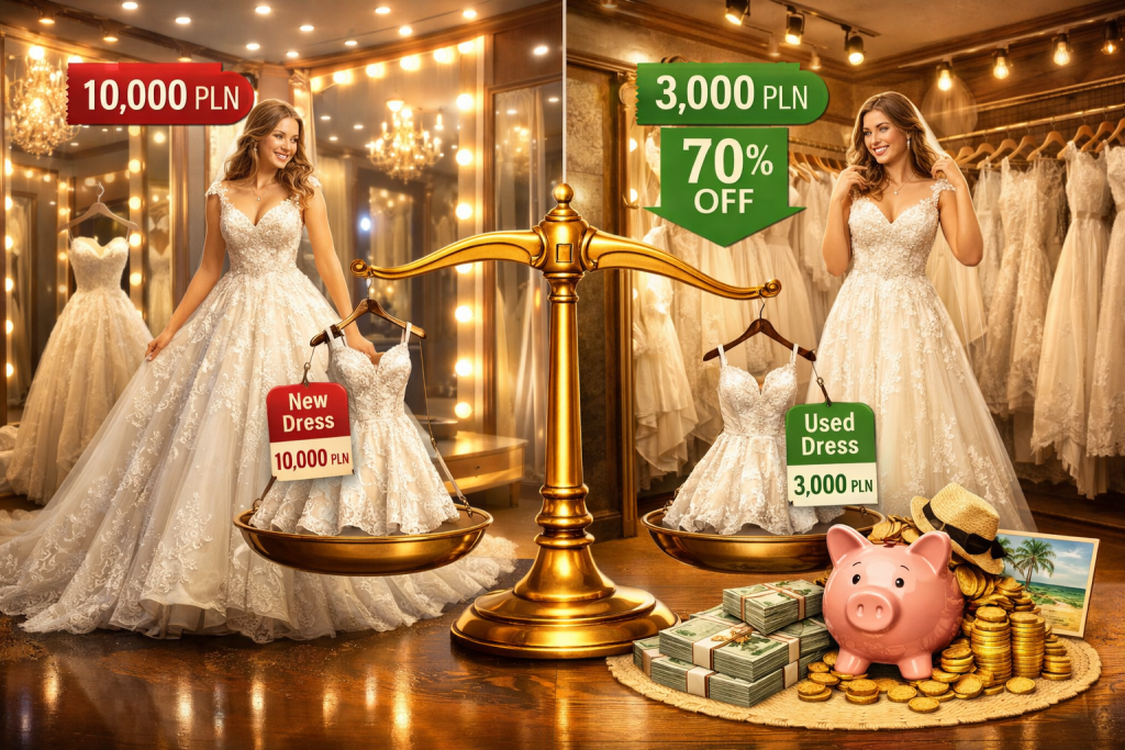 LaBlanka - suknia z komisu to oszczędność