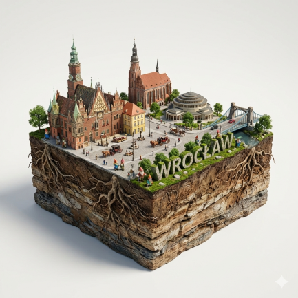 LaBlanka - makieta wrocławia