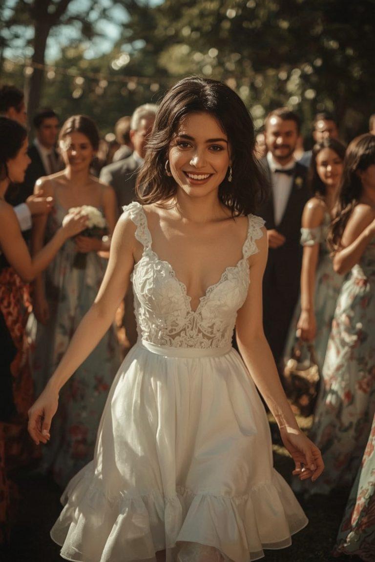 LaBlanka - suknia krótka midi